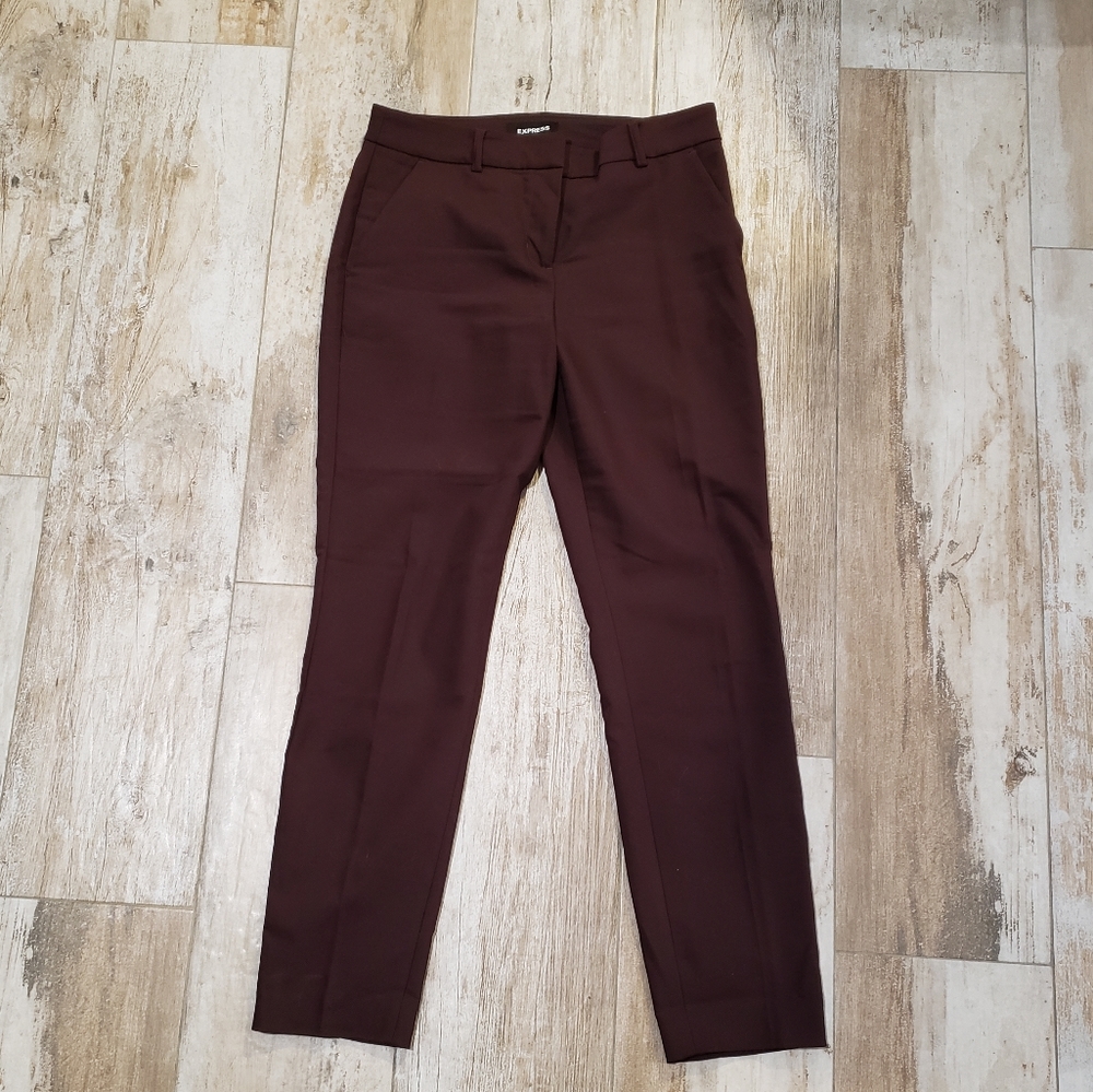 Express Columnist Ankle Mid Rise Pant